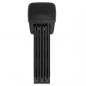 Preview: Faltschloss ABUS Bordo 6000PZ/90 BK SH mit Bravus.2000 MX Halbzylinder