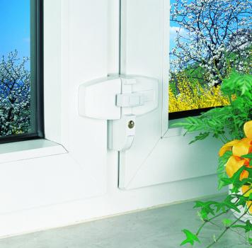 Fenster-Zusatzschloss für Doppelflügelfenster ABUS DFS95