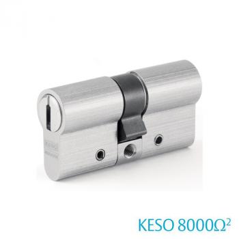 Doppelzylinder KESO 8000 Omega² mit erhöhtem Aufbohrschutz 81.C15